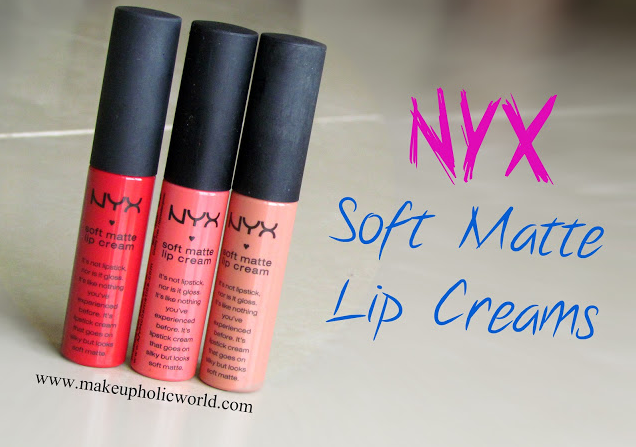 NYX Soft Matte Lip Creams Swacthes and Review