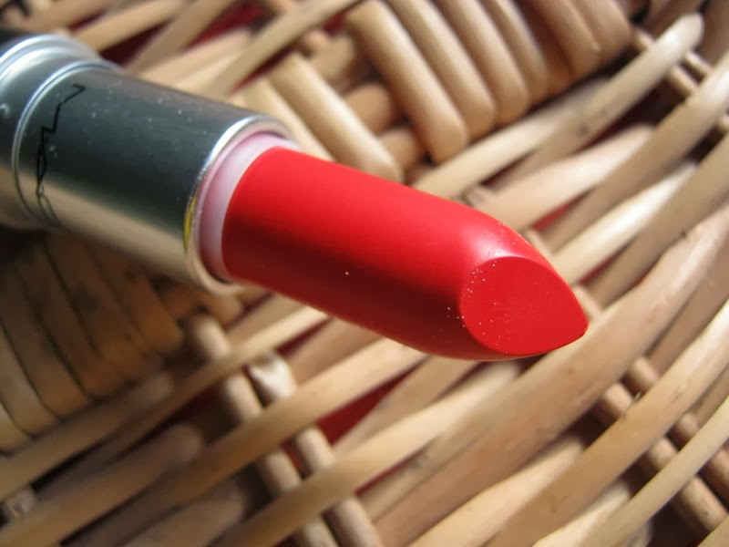 mac dangerous lipstick swatch