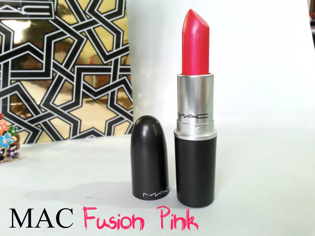 MAC Fusion Pink Lipstick Review & Swatches