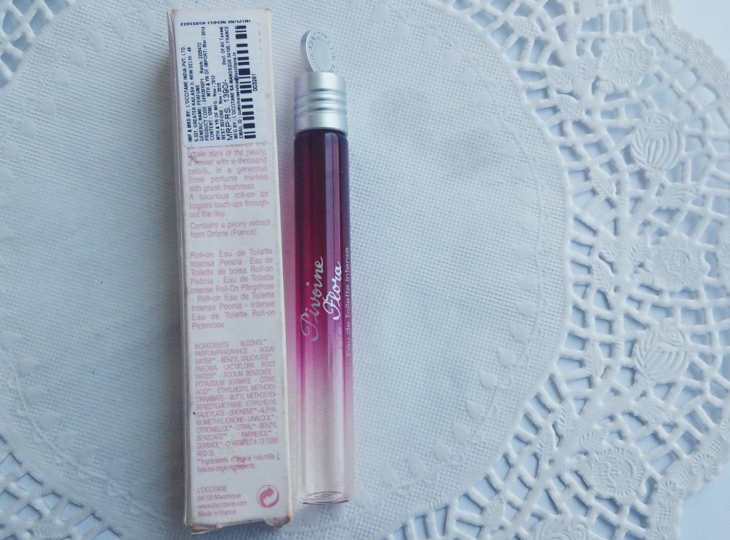 L Occitane Pivoine Flora Eau de Toilette Intense Roll On