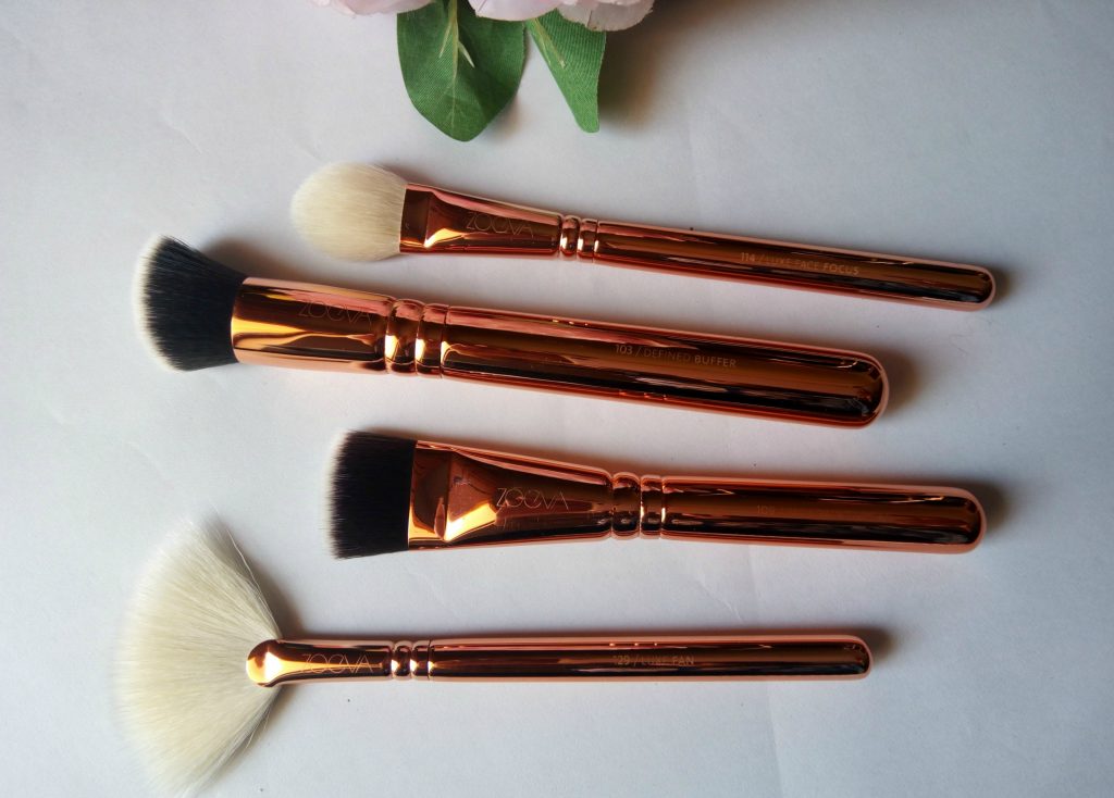 Zoeva rose golden vol 3 luxury brush set 