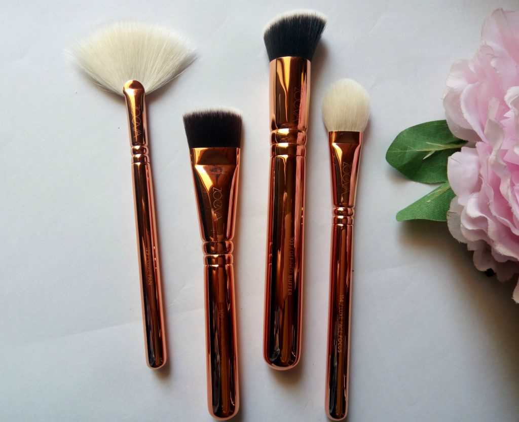 Zoeva rose golden vol 3 luxury brush set 