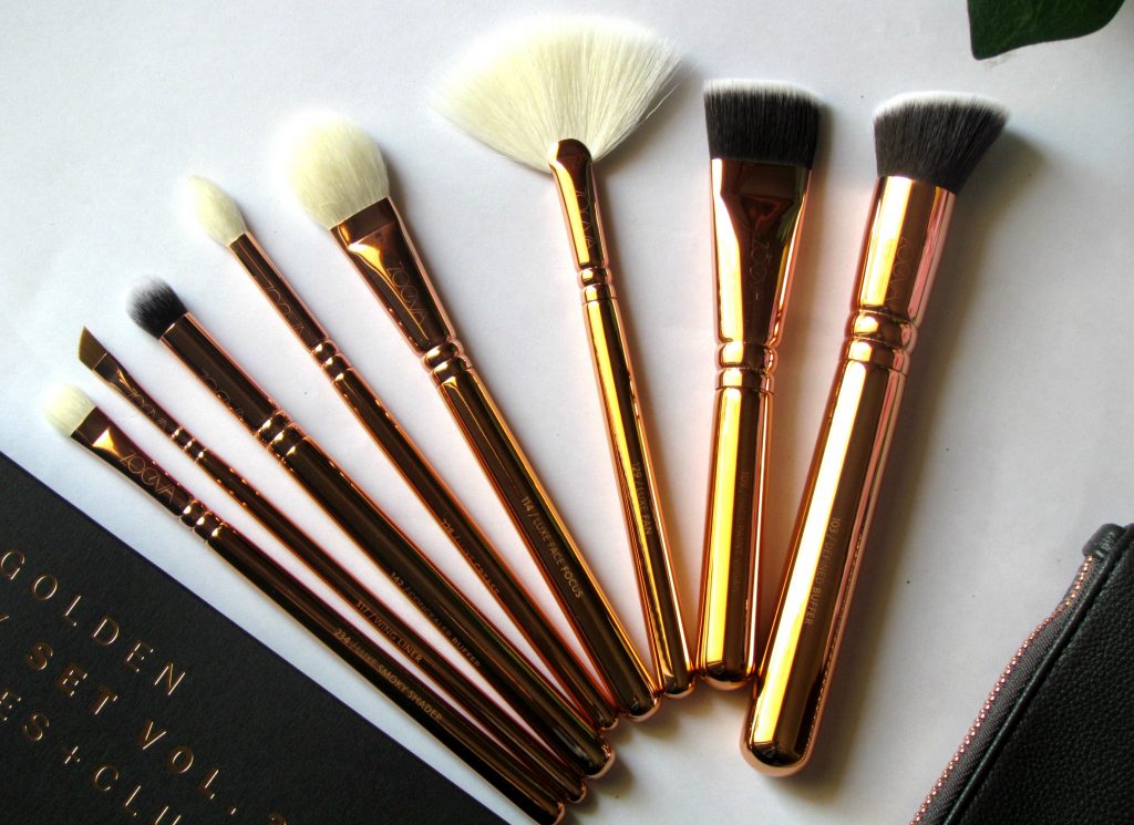 Zoeva rose golden vol 3 luxury brush set 