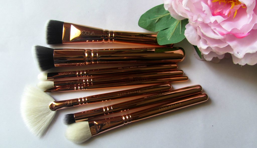 Zoeva rose golden vol 3 luxury brush set 