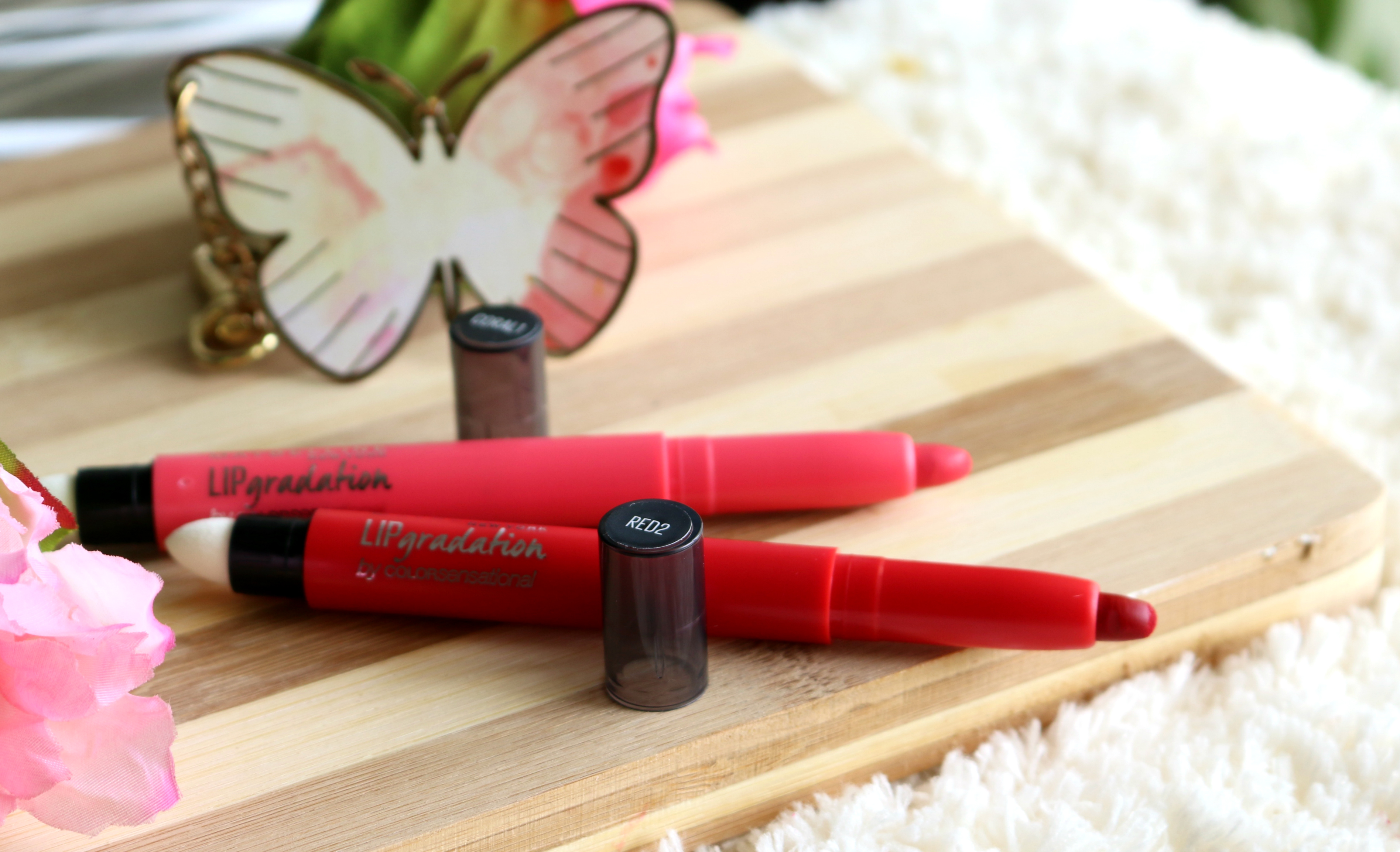 Maybelline ColorSensational Lip Gradation Red2,Coral1 review