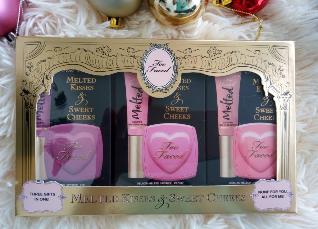 too faced melted kisses and sweet cheeks review