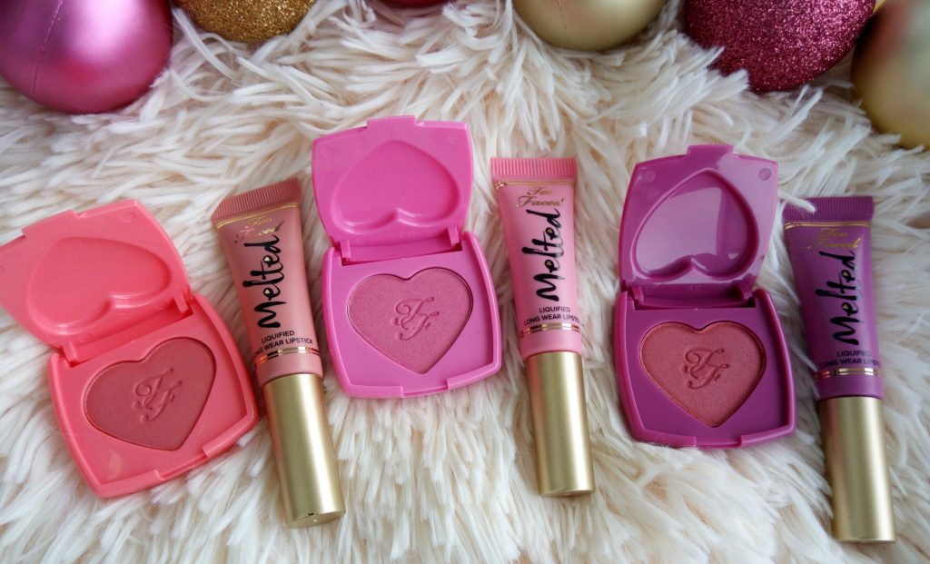 too faced melted kisses & sweet cheeks