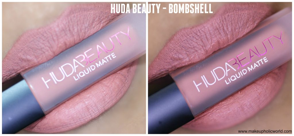 huda beauty liquid matte bombshell review