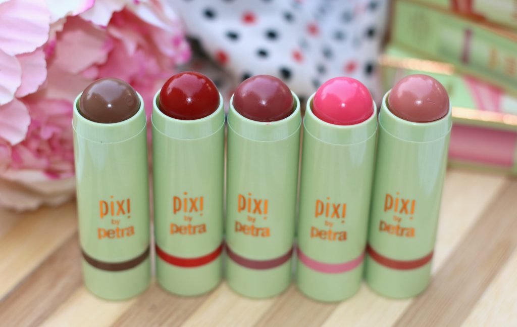 pixi multi balm sheer sculpt,pixi multi balm Soft Strawberry, pixi multi balm Baby Petal, pixi multi balm Wild Rose, pixi multi balm Watermelon Veil