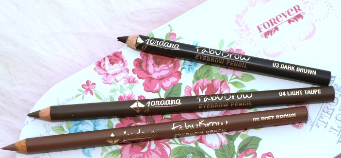 Jordana Cosmetics Fabubrow Eyebrow Pencil - dark brown.soft brown, light taupe review