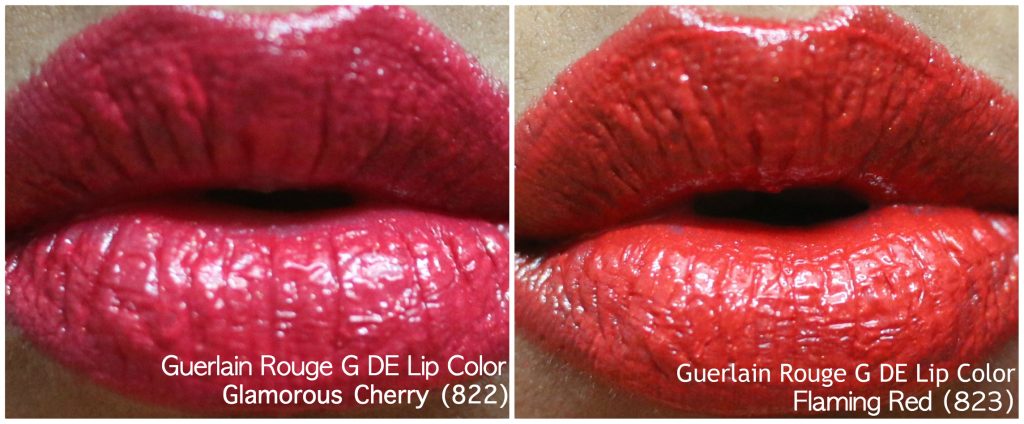 guerlain glamorous cherry (822) rouge g de lip color,guerlain flaming red (823) rouge g de lip color,guerlain rouge g de lip color,guerlain rouge g de exceptional lip color, guerlain holiday 2017 lipsticks, guerlain jewel lipsticks, guerlain glamorous cherry review,guerlain flaming red review,rouge g flaming red,rouge g glamorous cherry, guerlain glamorous cherry lipstick swatches,guerlain flaming red lipstick swatches,guerlain luxury makeup,guerlain limited edition rouge g lipstick, buy guerlain limited edition rouge g lipstick, guerlain limited edition rouge g lipstick swatches and review, guerlain makeup, guerlain makeup review, best guerlain makeup