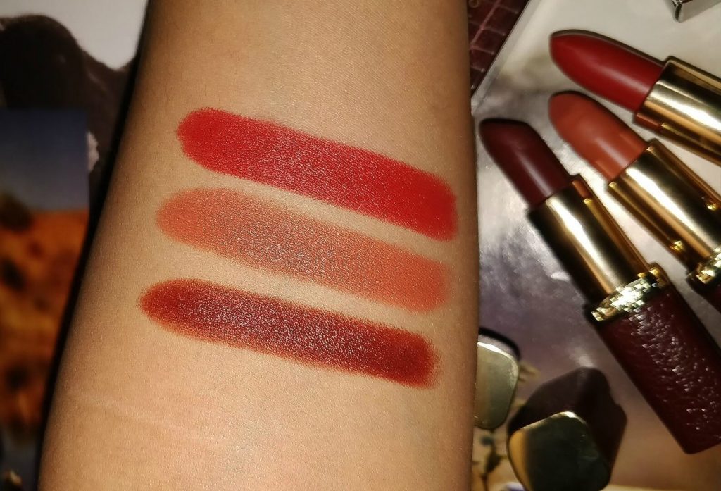 L Oreal Paris Luxe Leather Limited Edition Lipsticks Swatches