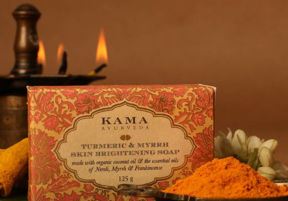Kama Ayurveda Turmeric and Myrrh Skin brightening soap